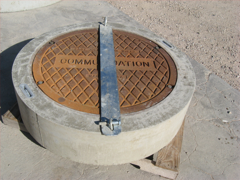 How To Lock A Manhole Cover With A Padlock 