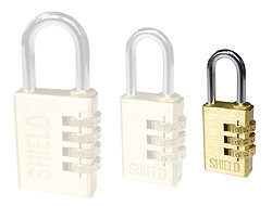 Shield Brass Combination Padlock 20mm