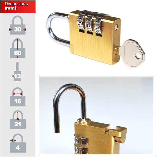 combination locks with master key